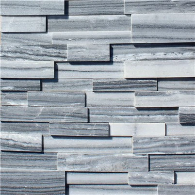 Pravi kamen 3D Ledger Paneli Bijelo Sivi Kvarcit JRED-050