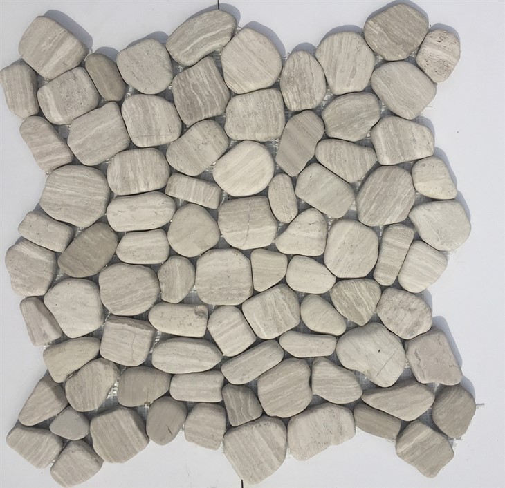 Mozaici od šljunka Bež mramor sa drvenim žilama JRSM-026