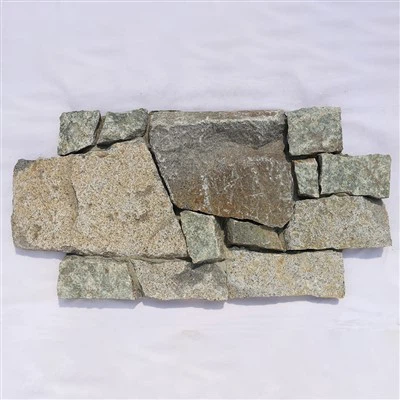 Kameni furnir u obliku križa sivo-zeleni granit JRD-059