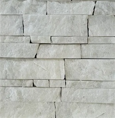 Fasada od prirodnog kamena u bijeloj boji JRSL-043