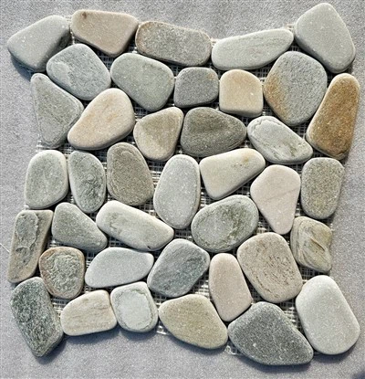 Šljunčane mozaik pločice mješovite boje kvarcit JRSM-014